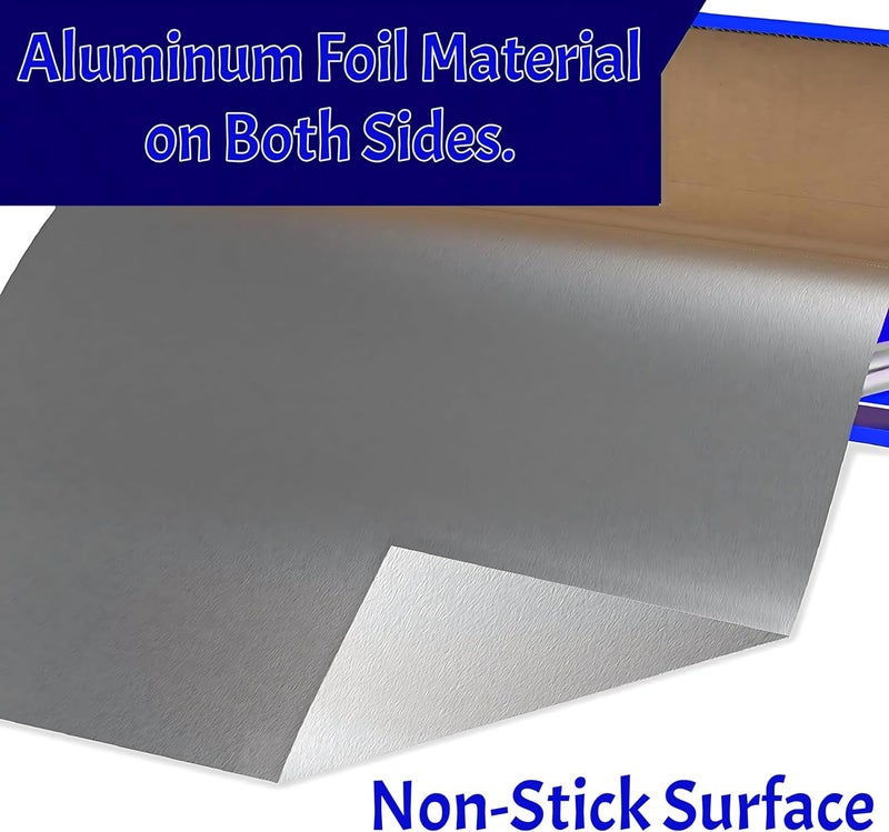 Pokanic Aluminum Foil Wrap Roll 12 in x 1000 ft Heavy Duty Commercial and Home Use for Food, BBQ, Grilling, Cooking, Baking, Roasting, Party (12 in x 1000 ft, 1 Pack) - Image 4